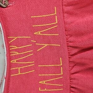 Rae Dunn | Baby Fall Pumpkin Orange Jumper Sz 3-6 months